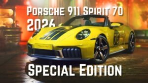 2026 Porsche 911 Spirit 70 Special Edition Revealed: A Retro Rocket!