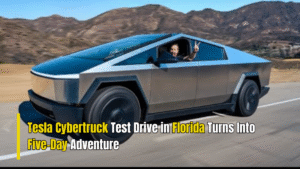 Tesla Cybertruck Test Drive in Florida Turns Into Five-Day Adventure